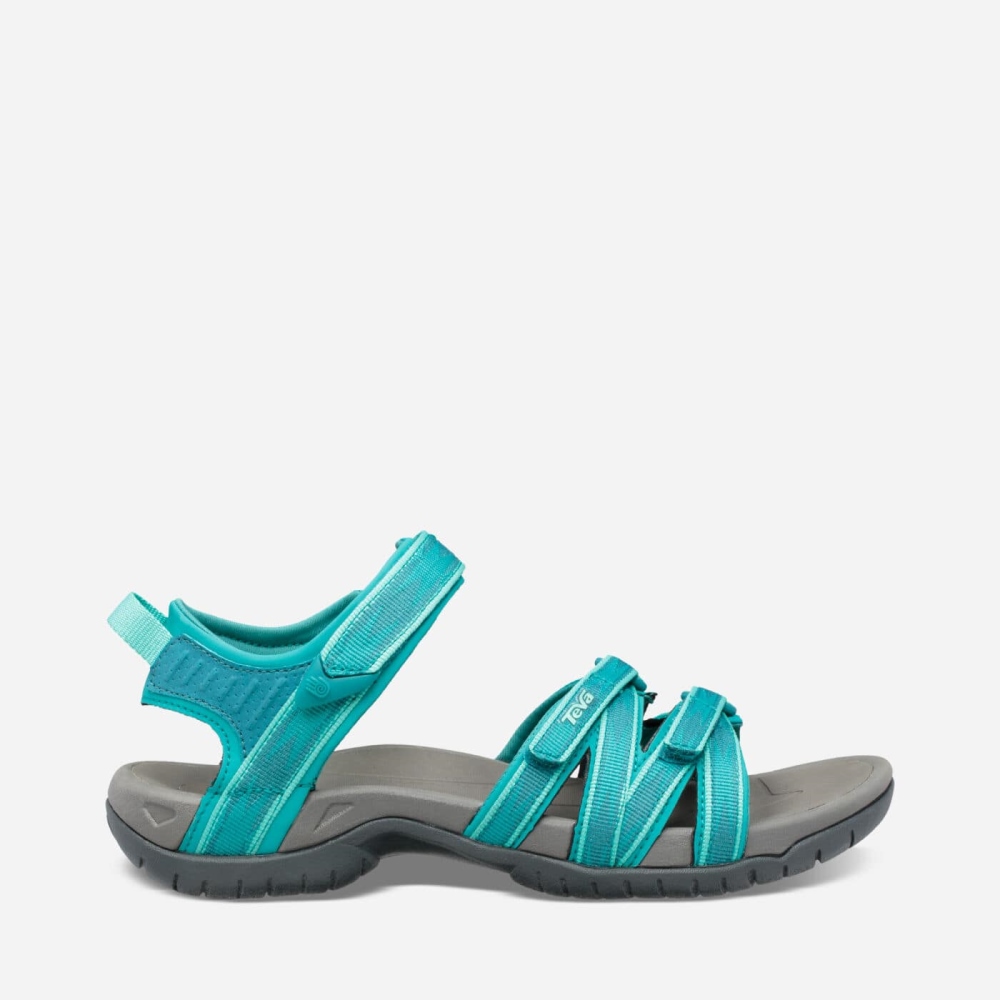 Teva Tirra - Women's Teva Hiking Sandals - Turquoise Blue | India (SEIN81523)